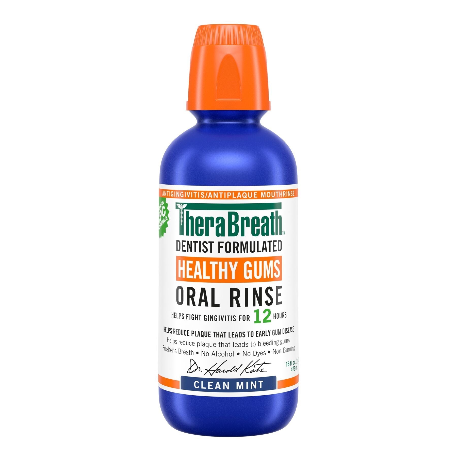 Healthy Gums Oral Rinse w/ Added CPC - Clean Mint Jkc5