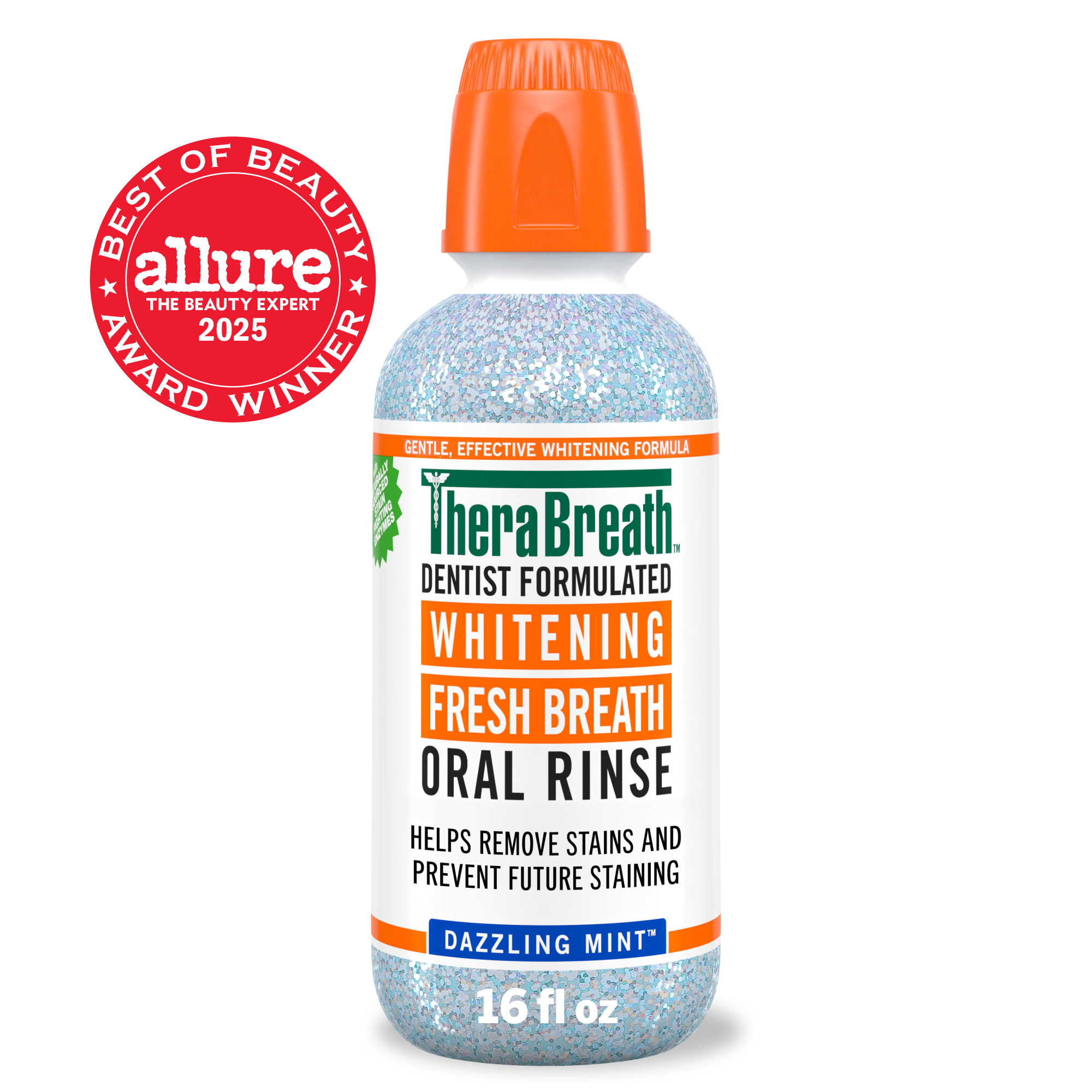 Whitening Fresh Breath Oral Rinse - Dazzling Mint FFZs